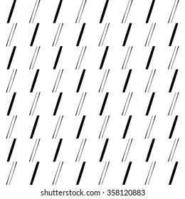 Abstract minimal geometric pattern with diagonal lines, stripes. Monochrome background. Seamlessly repeatable.