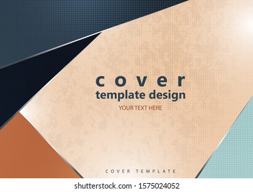 Abstract minimal geometric polygonal shapes. Modern creative corporate design. Trending background for business. Vector illustration