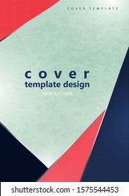 Abstract minimal geometric polygonal shapes. Modern creative corporate design. Trending background for business. Vector illustration