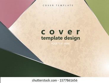 Abstract minimal geometric polygonal shapes. Modern creative corporate design. Trending background for business. Vector illustration