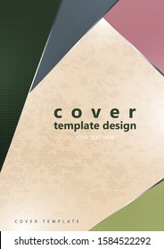 Abstract minimal geometric polygonal shapes. Modern creative corporate design. Trending background for business. Vector illustration