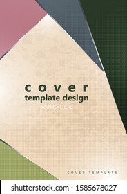 Abstract minimal geometric polygonal shapes. Modern creative corporate design. Trending background for business. Vector illustration