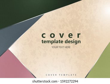 Abstract minimal geometric polygonal shapes. Modern creative corporate design. Trending background for business. Vector illustration