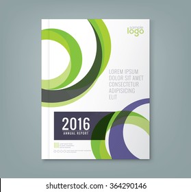 Abstract minimal geometric round circle shapes design background for business annual report book cover brochure flyer poster