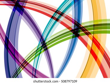 Abstract minimal geometric round circle shapes design background