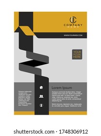 Abstract minimal geometric shapes. design for business annual report book cover brochure flyer poster