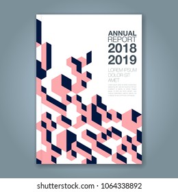 Abstract minimal geometric shapes polygon design background for business annual report book cover brochure flyer poster