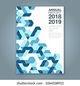 Abstract minimal geometric shapes polygon design background for business annual report book cover brochure flyer poster