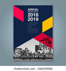 Abstract minimal geometric shapes polygon design background for business annual report book cover brochure flyer poster