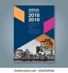 Abstract minimal geometric shapes polygon design background for business annual report book cover brochure flyer poster