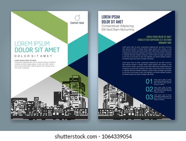 Abstract minimal geometric shapes polygon design background for business annual report book cover brochure flyer poster
