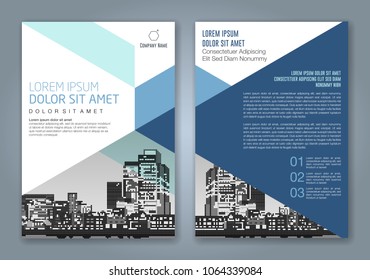 Abstract minimal geometric shapes polygon design background for business annual report book cover brochure flyer poster