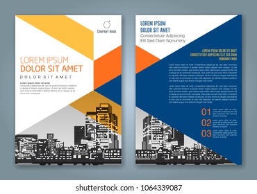 Abstract minimal geometric shapes polygon design background for business annual report book cover brochure flyer poster