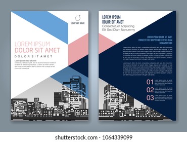 Abstract minimal geometric shapes polygon design background for business annual report book cover brochure flyer poster