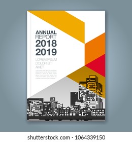 Abstract minimal geometric shapes polygon design background for business annual report book cover brochure flyer poster