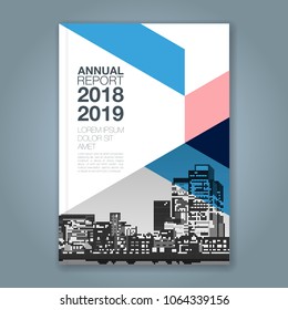 Abstract minimal geometric shapes polygon design background for business annual report book cover brochure flyer poster