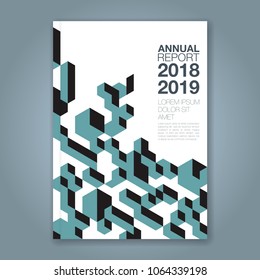 Abstract minimal geometric shapes polygon design background for business annual report book cover brochure flyer poster