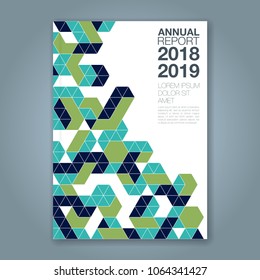 Abstract minimal geometric shapes polygon design background for business annual report book cover brochure flyer poster