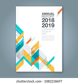 Abstract minimal geometric shapes polygon design background for business annual report book cover brochure flyer poster