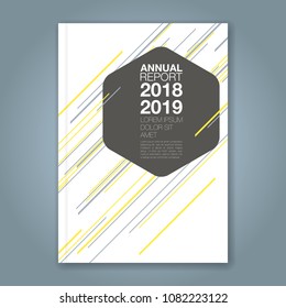 Abstract minimal geometric shapes polygon design background for business annual report book cover brochure flyer poster