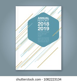 Abstract minimal geometric shapes polygon design background for business annual report book cover brochure flyer poster