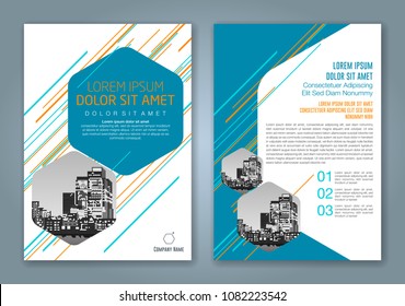 Abstract minimal geometric shapes polygon design background for business annual report book cover brochure flyer poster