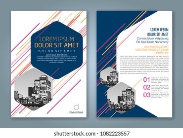 Abstract minimal geometric shapes polygon design background for business annual report book cover brochure flyer poster