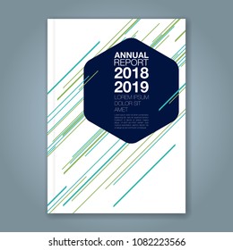 Abstract minimal geometric shapes polygon design background for business annual report book cover brochure flyer poster