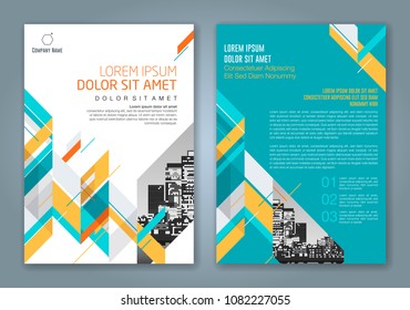 Abstract minimal geometric shapes polygon design background for business annual report book cover brochure flyer poster