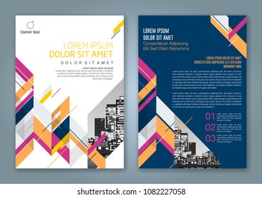 Abstract minimal geometric shapes polygon design background for business annual report book cover brochure flyer poster