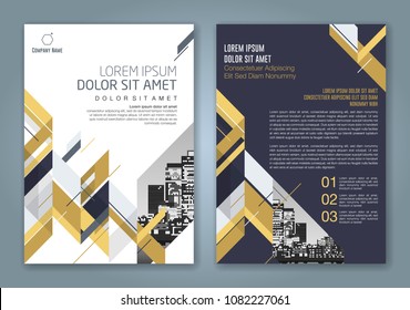 Abstract minimal geometric shapes polygon design background for business annual report book cover brochure flyer poster