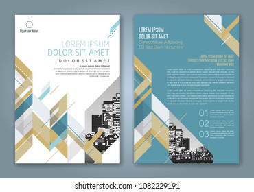 Abstract minimal geometric shapes polygon design background for business annual report book cover brochure flyer poster