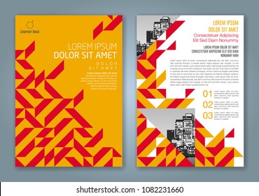 Abstract minimal geometric shapes polygon design background for business annual report book cover brochure flyer poster