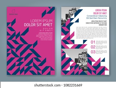 Abstract minimal geometric shapes polygon design background for business annual report book cover brochure flyer poster