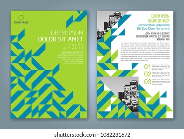 Abstract minimal geometric shapes polygon design background for business annual report book cover brochure flyer poster