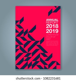 Abstract minimal geometric shapes polygon design background for business annual report book cover brochure flyer poster