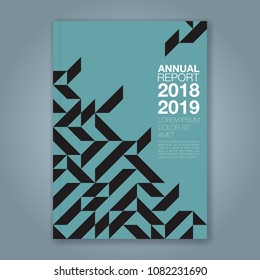 Abstract minimal geometric shapes polygon design background for business annual report book cover brochure flyer poster