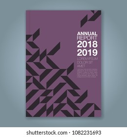 Abstract minimal geometric shapes polygon design background for business annual report book cover brochure flyer poster