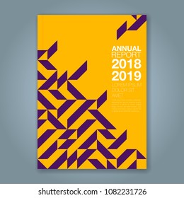 Abstract minimal geometric shapes polygon design background for business annual report book cover brochure flyer poster