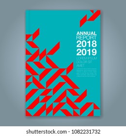 Abstract minimal geometric shapes polygon design background for business annual report book cover brochure flyer poster