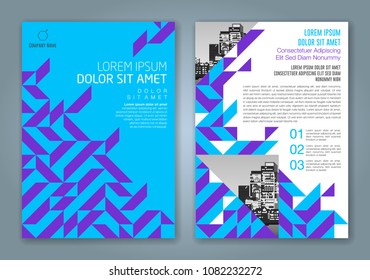 Abstract minimal geometric shapes polygon design background for business annual report book cover brochure flyer poster