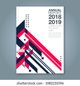 Abstract minimal geometric shapes polygon design background for business annual report book cover brochure flyer poster