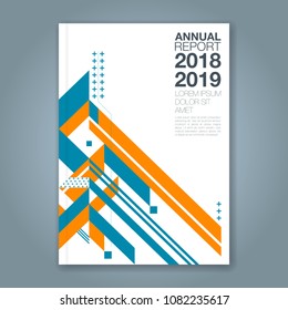 Abstract minimal geometric shapes polygon design background for business annual report book cover brochure flyer poster