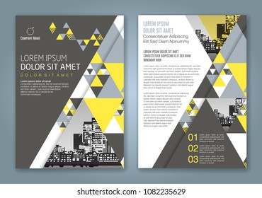 Abstract minimal geometric shapes polygon design background for business annual report book cover brochure flyer poster