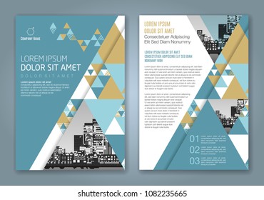 Abstract minimal geometric shapes polygon design background for business annual report book cover brochure flyer poster