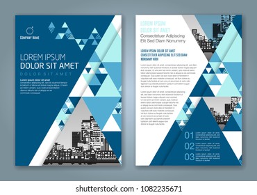 Abstract minimal geometric shapes polygon design background for business annual report book cover brochure flyer poster