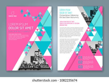 Abstract minimal geometric shapes polygon design background for business annual report book cover brochure flyer poster