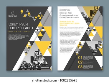 Abstract minimal geometric shapes polygon design background for business annual report book cover brochure flyer poster