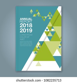 Abstract minimal geometric shapes polygon design background for business annual report book cover brochure flyer poster