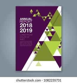 Abstract minimal geometric shapes polygon design background for business annual report book cover brochure flyer poster